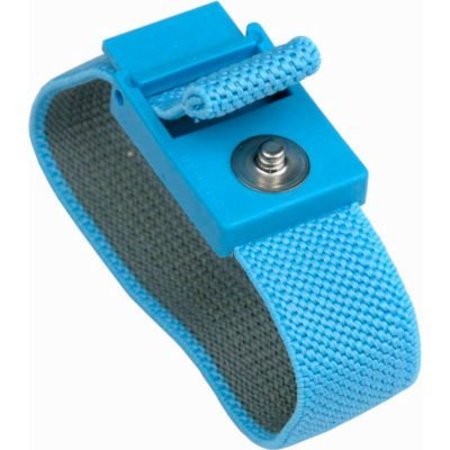 DESCO INDUSTRIES INC Desco TrustatÂ Adjustable Elastic Wrist Strap 0 - Blue 4560